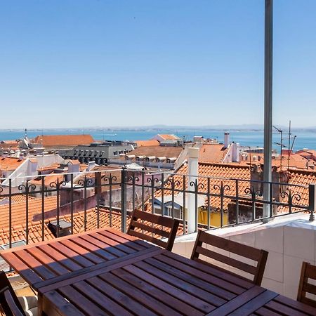 Amazing Rooftop Terrace With River And Historic City View 4 Bedrooms 4 Bathrooms Ac 19Th Century Building Chiado Lisboa Екстериор снимка