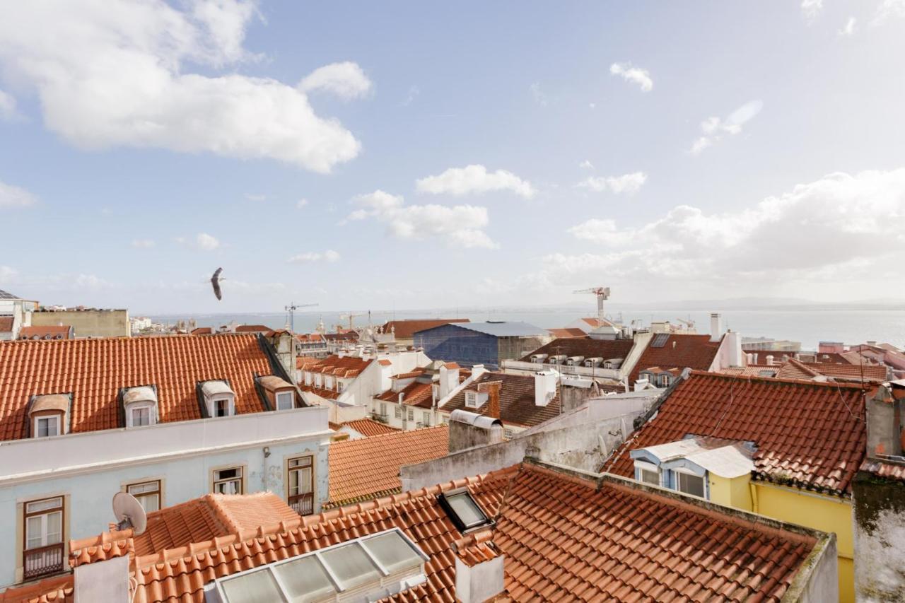 Amazing Rooftop Terrace With River And Historic City View 4 Bedrooms 4 Bathrooms Ac 19Th Century Building Chiado Lisboa Екстериор снимка