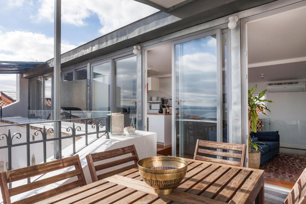 Amazing Rooftop Terrace With River And Historic City View 4 Bedrooms 4 Bathrooms Ac 19Th Century Building Chiado Lisboa Екстериор снимка