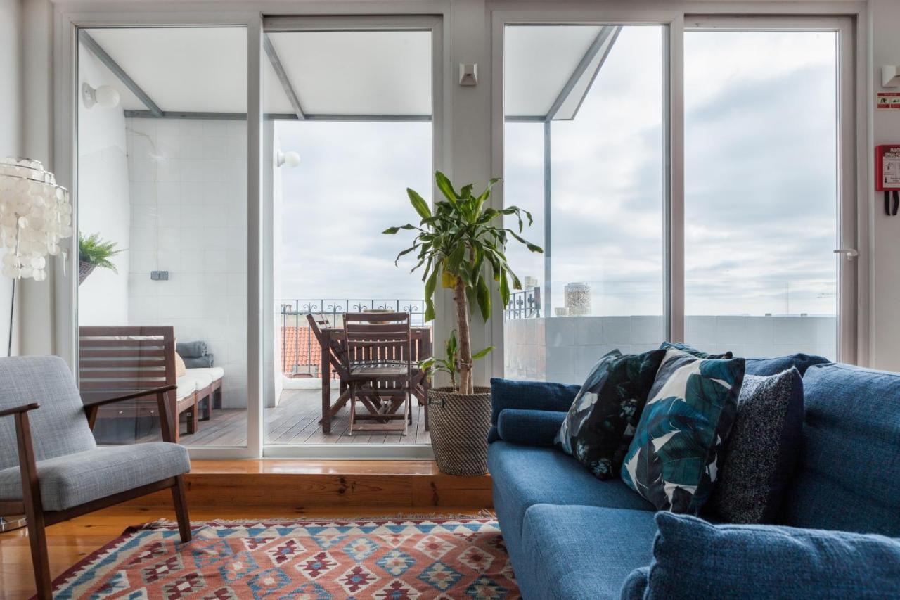 Amazing Rooftop Terrace With River And Historic City View 4 Bedrooms 4 Bathrooms Ac 19Th Century Building Chiado Lisboa Екстериор снимка