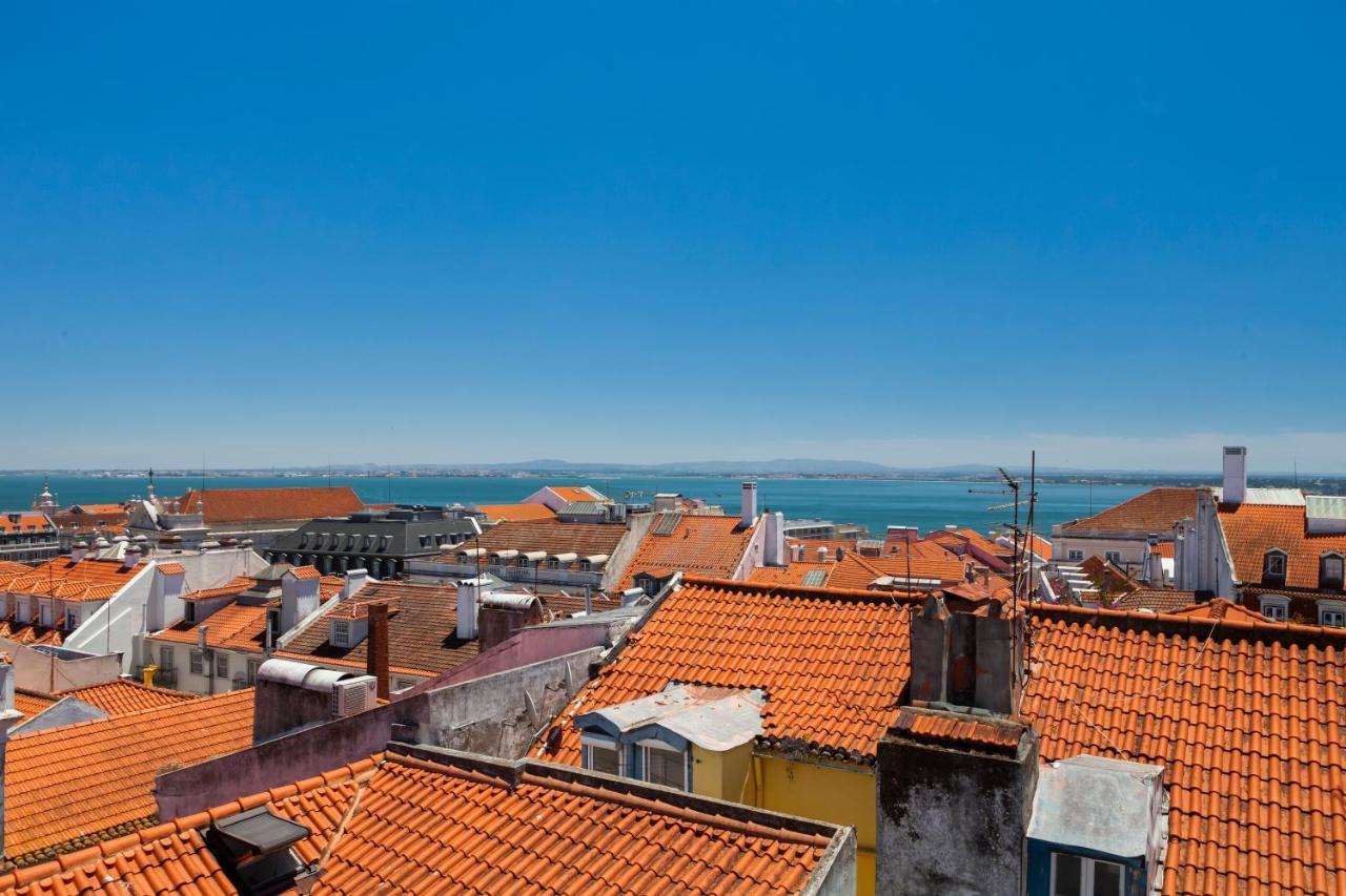 Amazing Rooftop Terrace With River And Historic City View 4 Bedrooms 4 Bathrooms Ac 19Th Century Building Chiado Lisboa Екстериор снимка