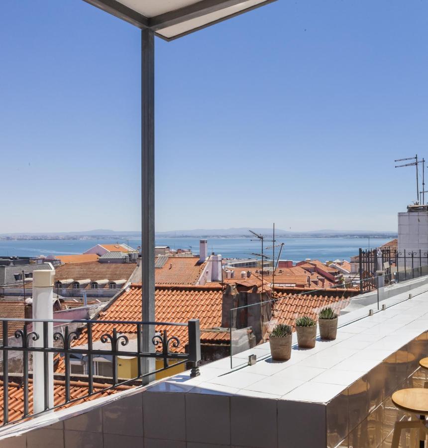Amazing Rooftop Terrace With River And Historic City View 4 Bedrooms 4 Bathrooms Ac 19Th Century Building Chiado Lisboa Екстериор снимка